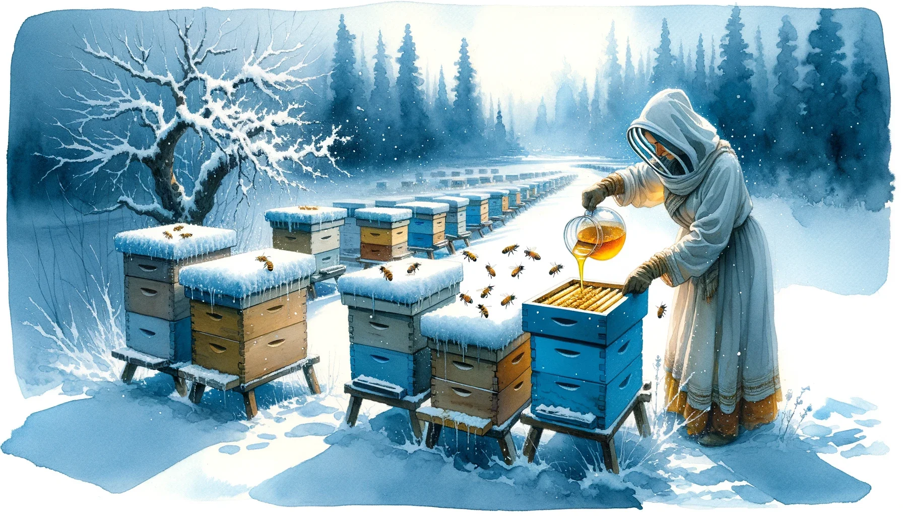 Winter beekeeping image 3
