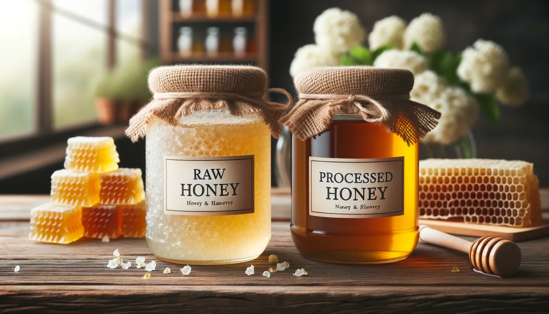 Raw vs. processed honey image 3