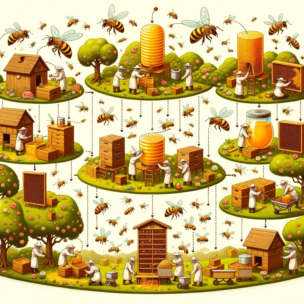 Organic honey production image 3