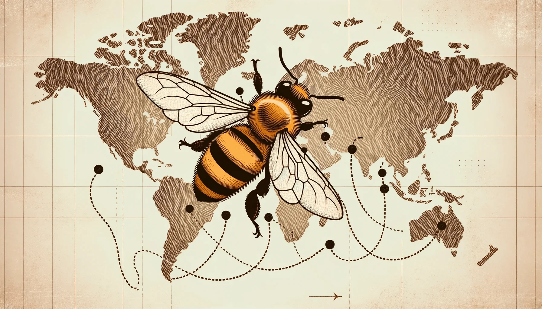 Honeybee migration patterns image 1