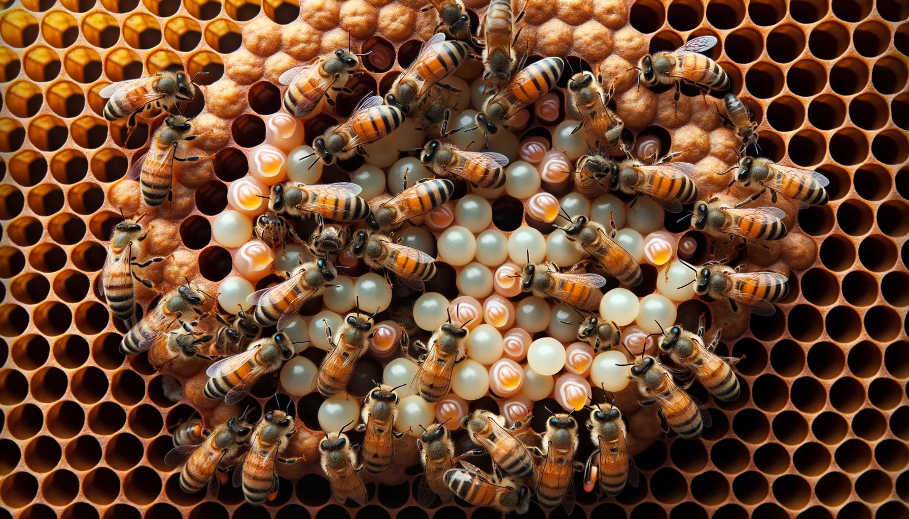 Larvae feeding image 3