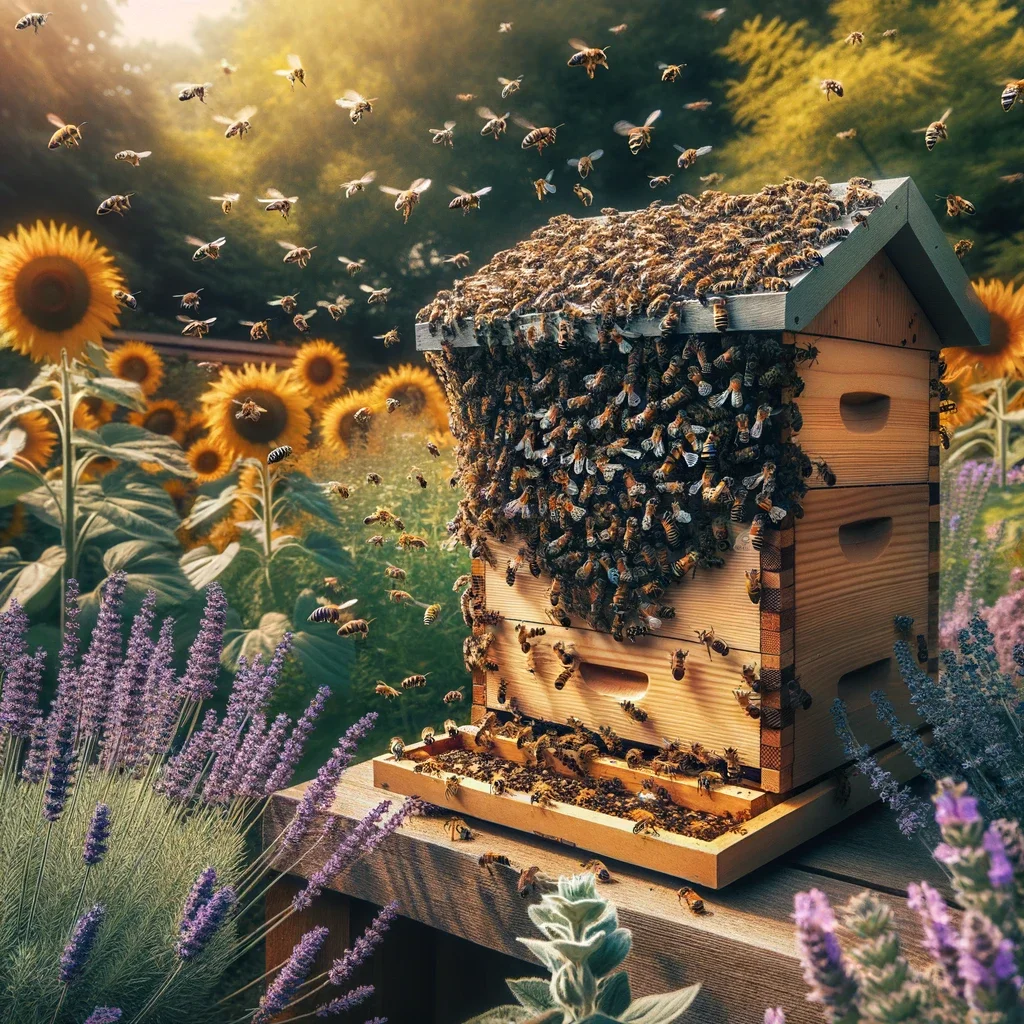 Hive population growth image 3