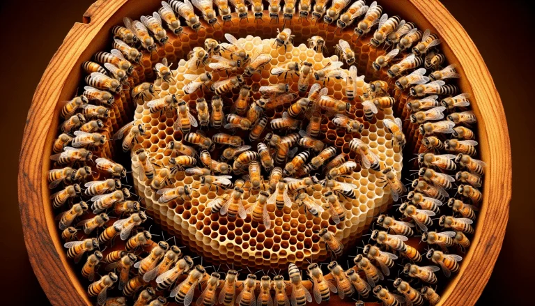 Honeybee colony organization image 1