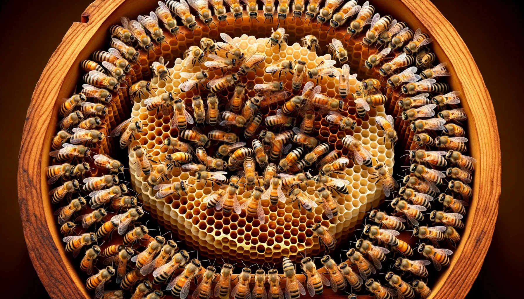 Honeybee colony organization image 1
