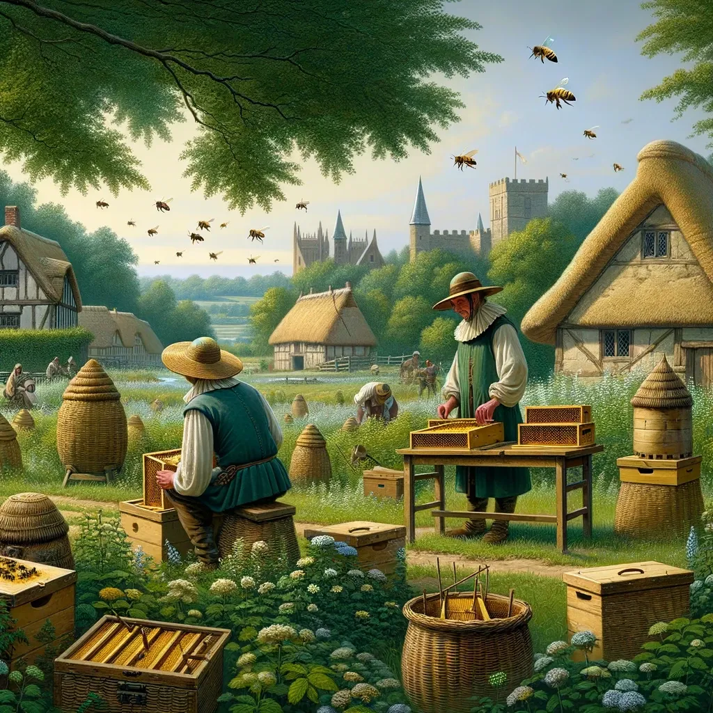 Beekeeping in medieval times image 4