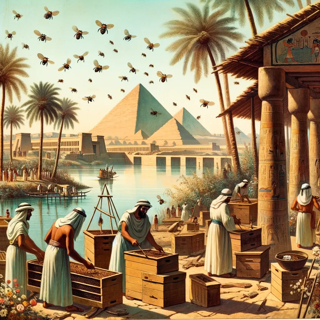 Beekeeping in ancient Egypt image 1
