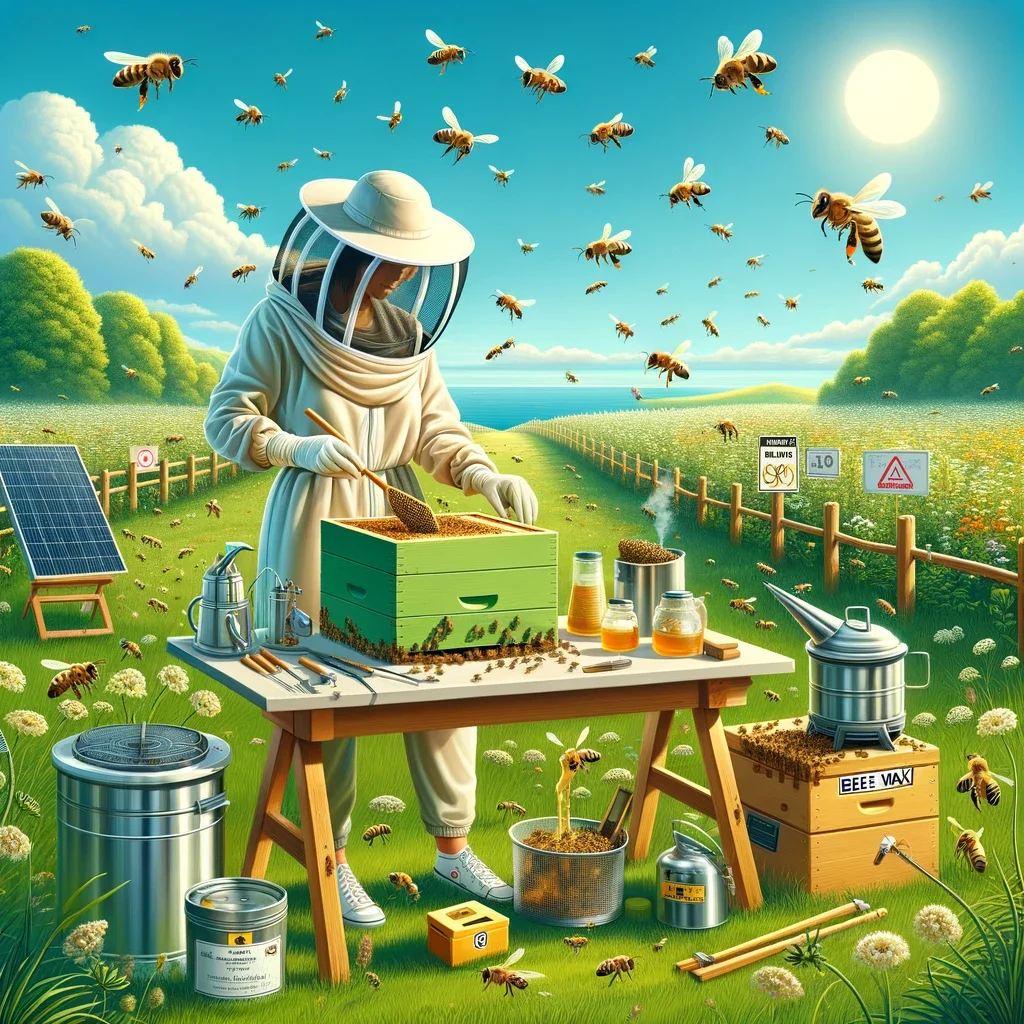 Bee wax extraction safety image 1