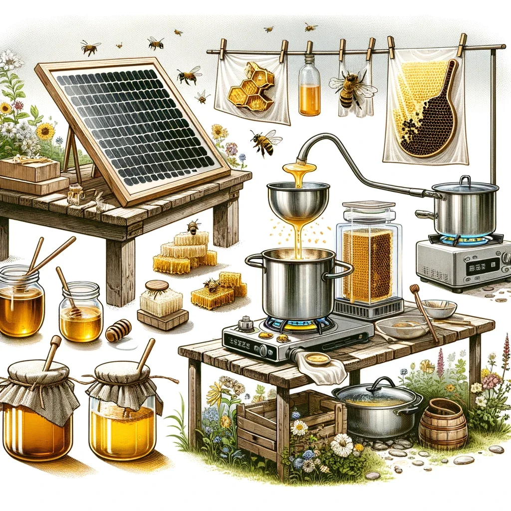 Bee wax extraction DIY methods image 3