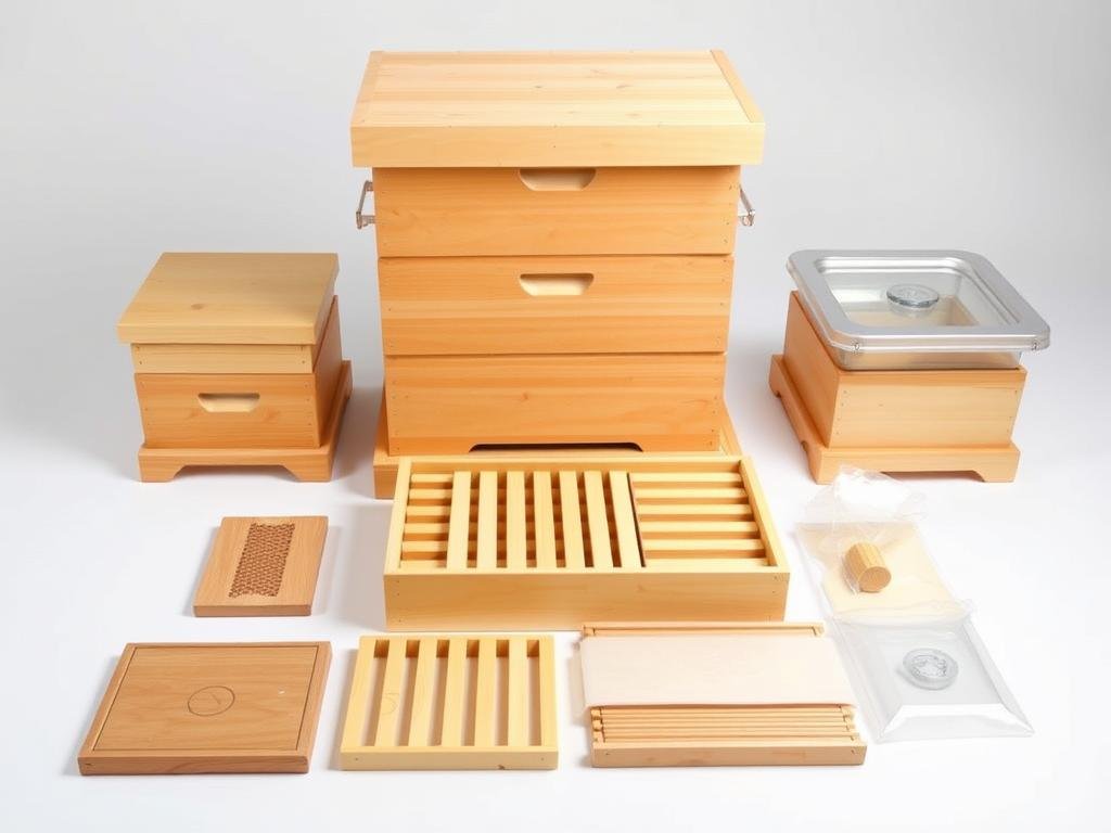 8-frame Langstroth hive recommended for beginners