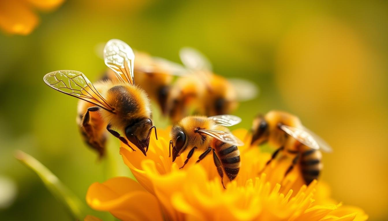 Bee foraging patterns