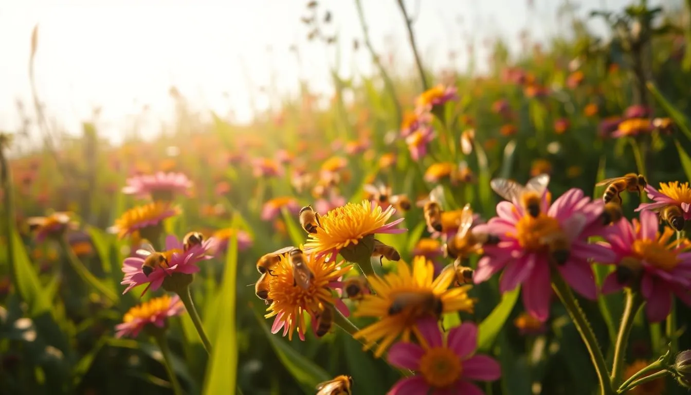 Bee pollination services