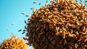 Bee swarming behavior