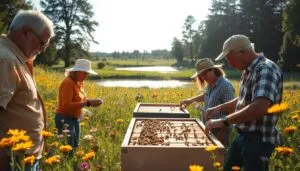Beekeeping for veterans and therapy programs