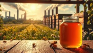 Carbon footprint of honey production