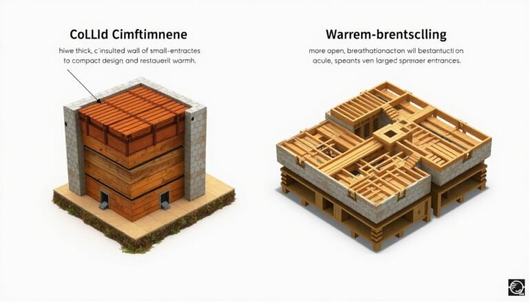 Cold-climate vs warm-climate hive design tweaks