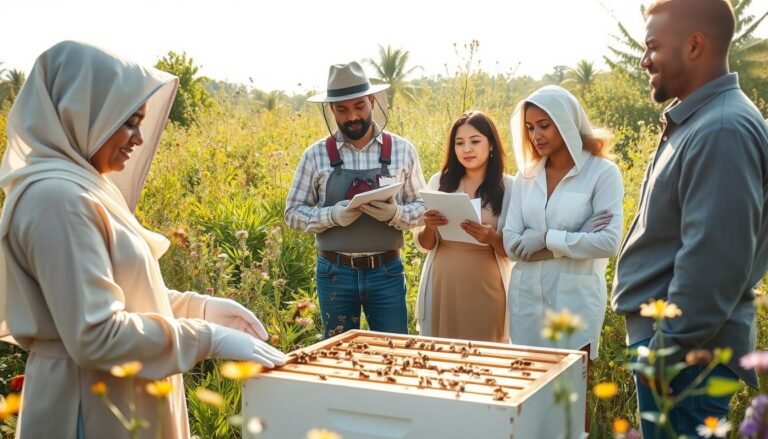 Cross-training beekeepers for pollinator outreach