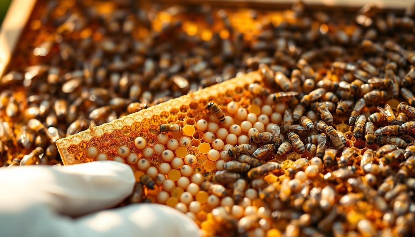 Drone brood harvesting for mite control