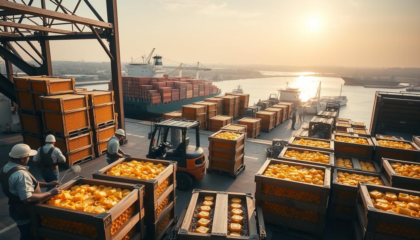 Honey export process