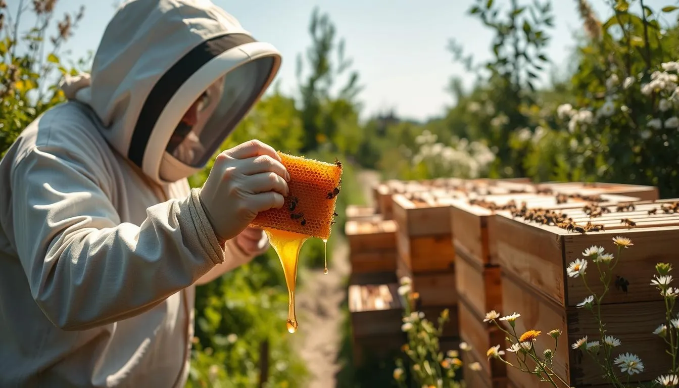 Honey harvesting