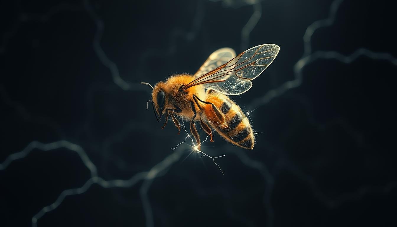 How bees detect electromagnetic fields