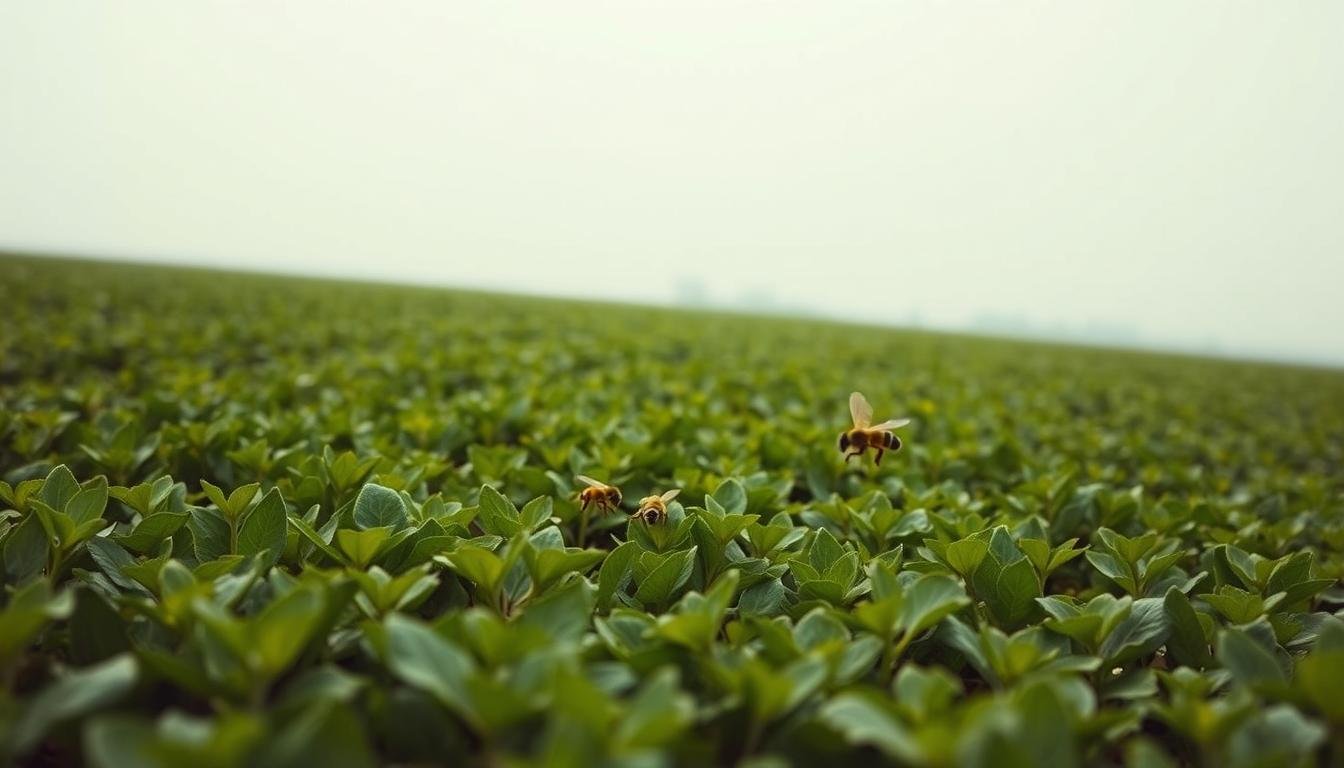 How monoculture farming harms bees