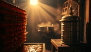 Humidity effects on honey curing