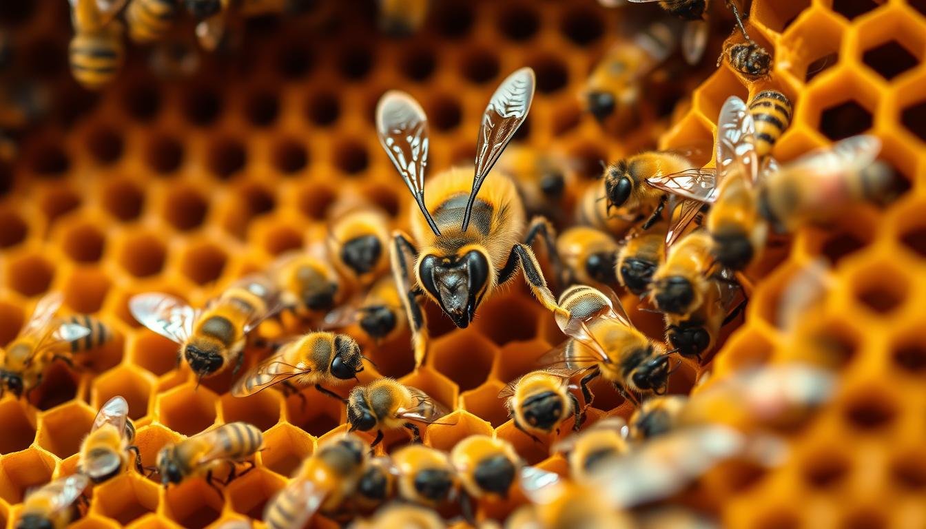 Impact of queen pheromone strength on colony morale