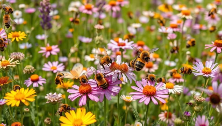 Interactions between bees and butterflies