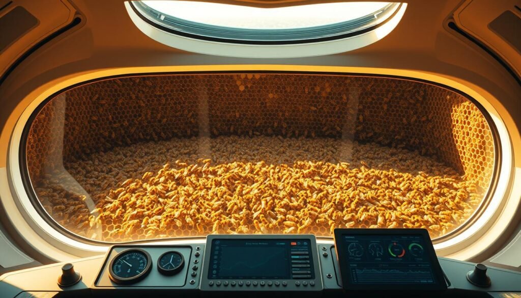 Keeper's Hive observation window