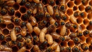 Larval feeding cycles in honeybees