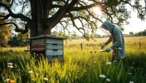Low-intervention beekeeping practices