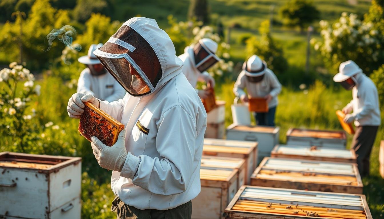 Managing apiary labor efficiency