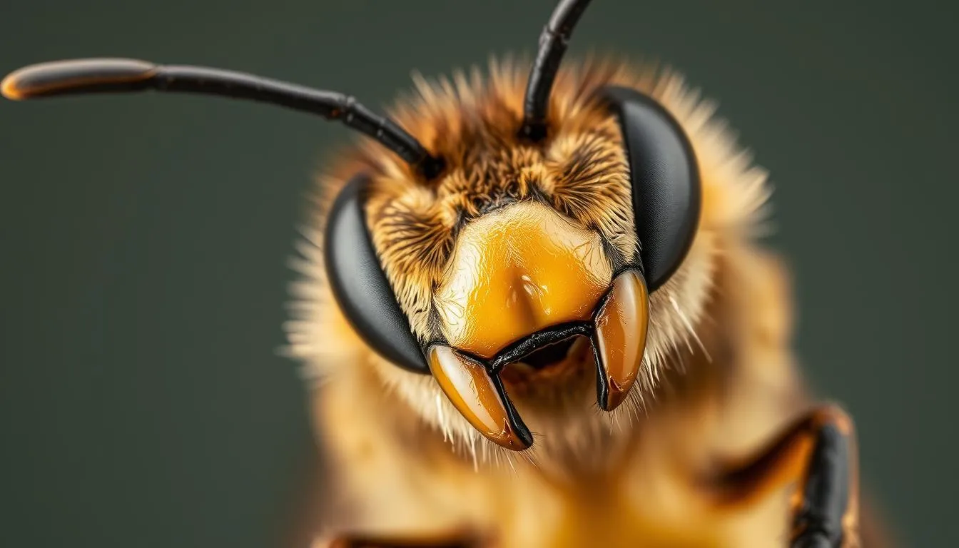 Role of mandibular glands in hive organization