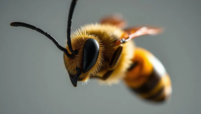 Sensory receptors in bee antennae