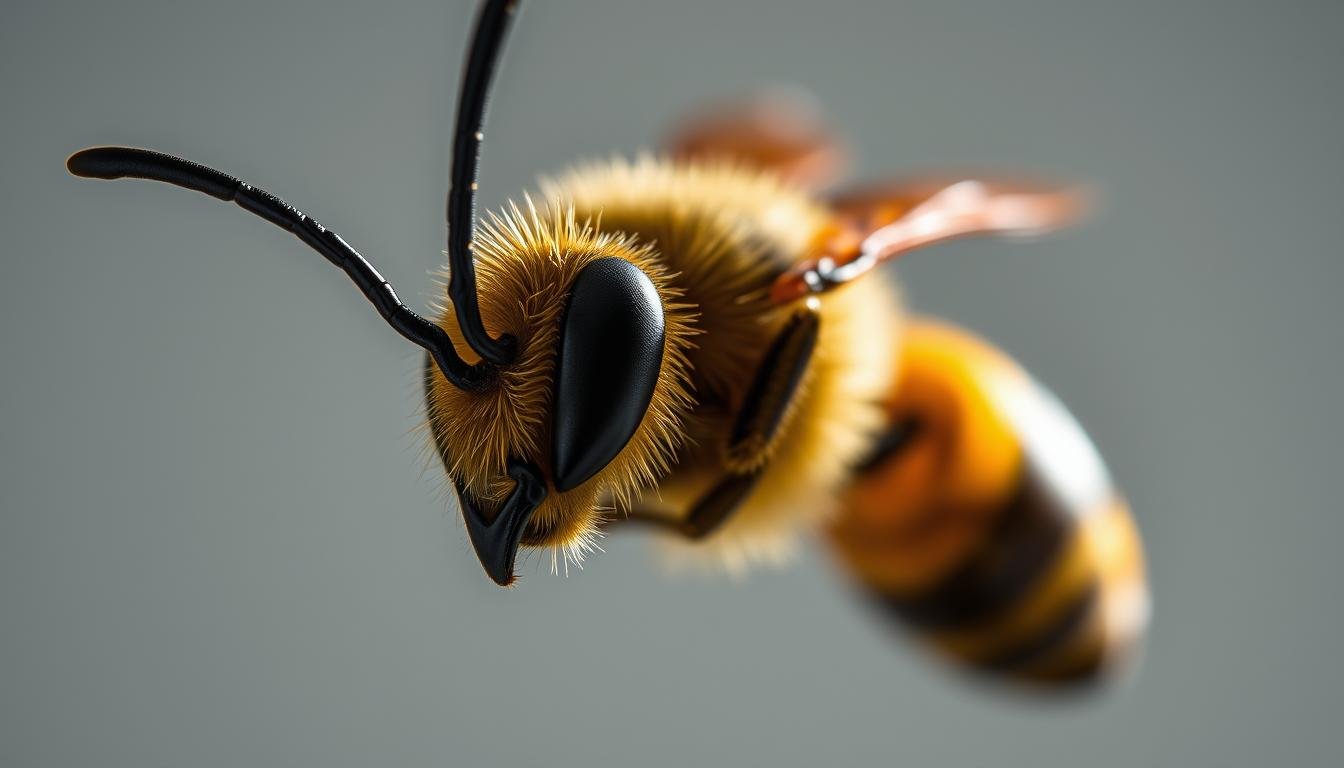 Sensory receptors in bee antennae