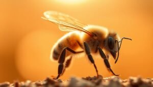Signs of heat stress in honeybees