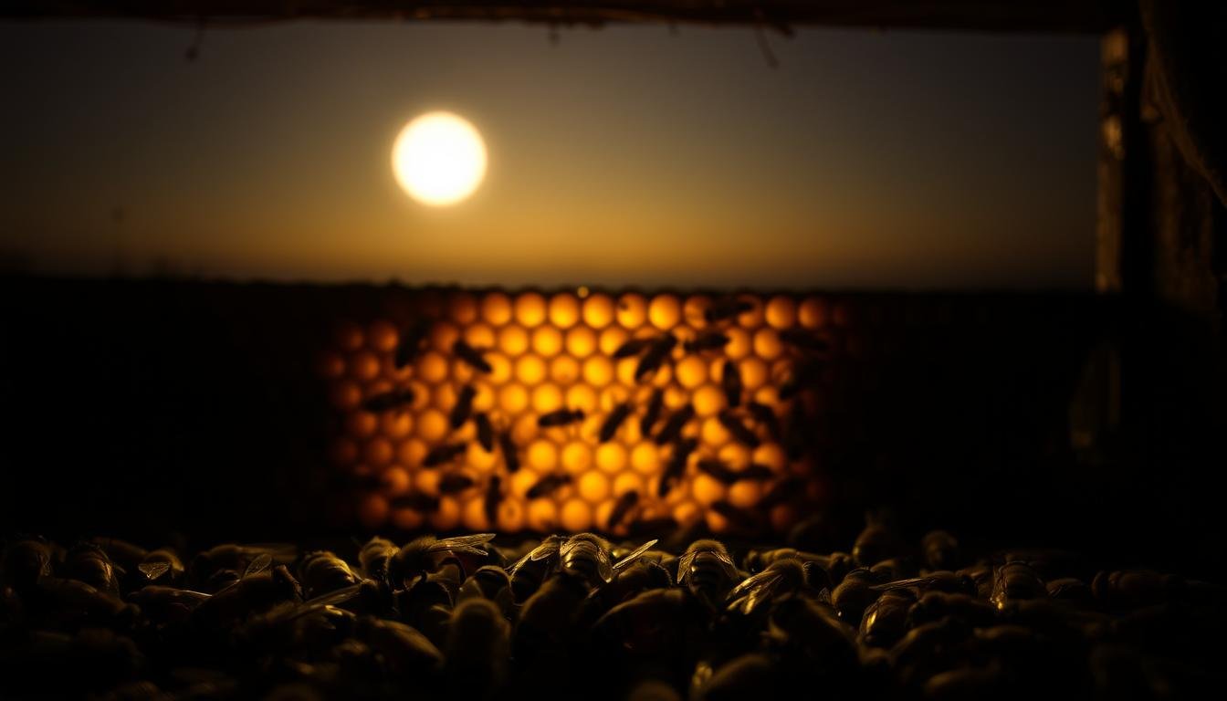 Sleep cycles of honeybees