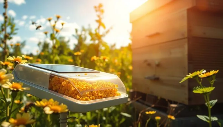 Solar-powered pollen traps