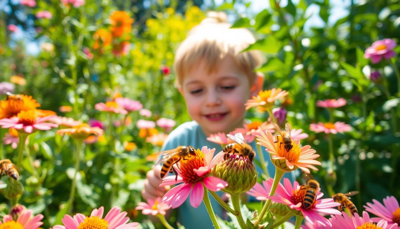 Teaching children safe hive interaction
