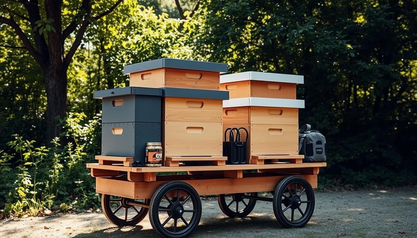 Travel-friendly beekeeping (portable hives)