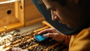 Using sensors to detect queenlessness