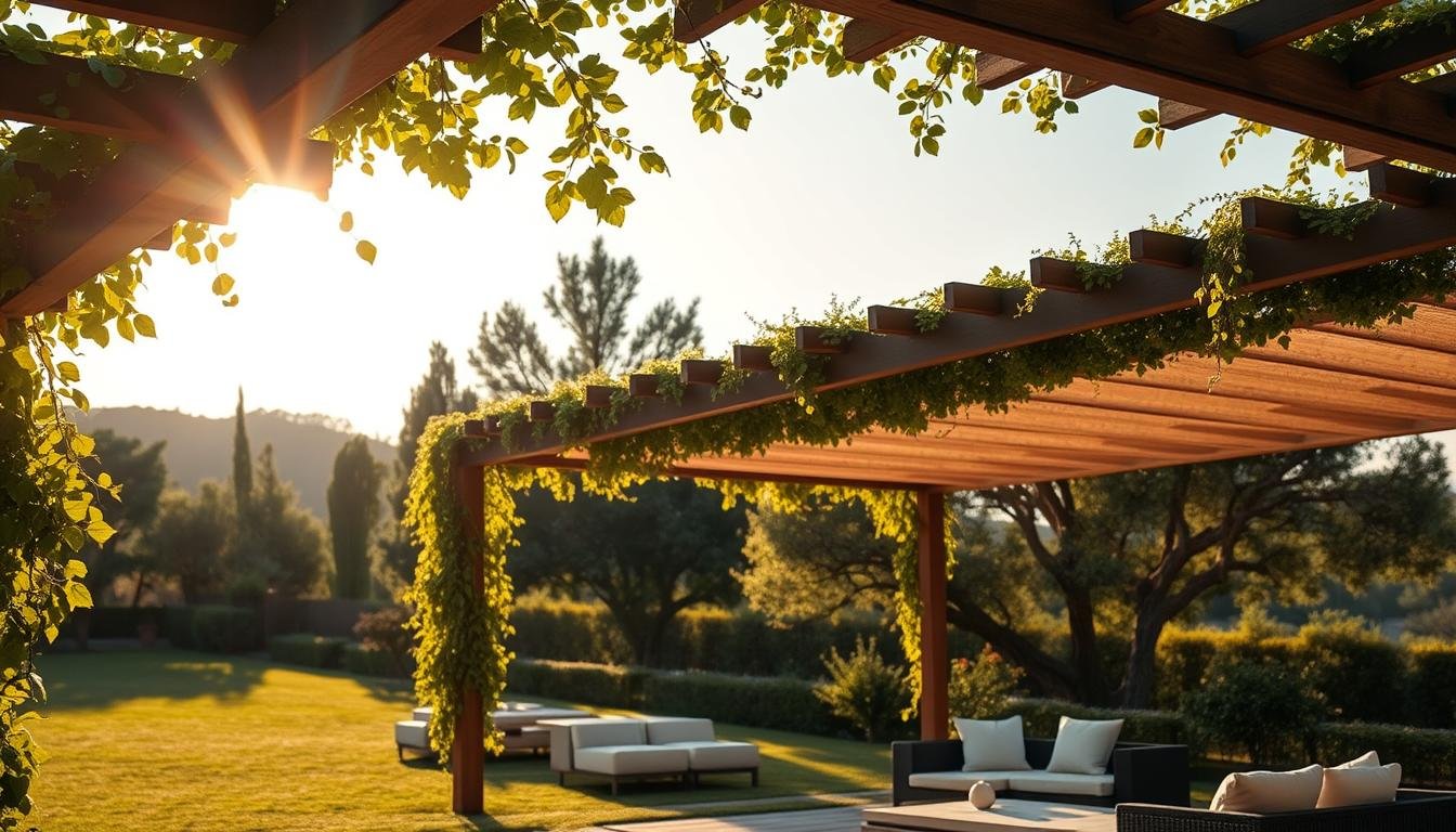 Using shade structures for climate protection