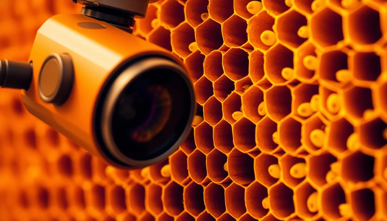 Using thermal cameras for brood pattern analysis