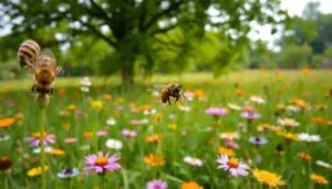 Viral spillover between wild and managed bees