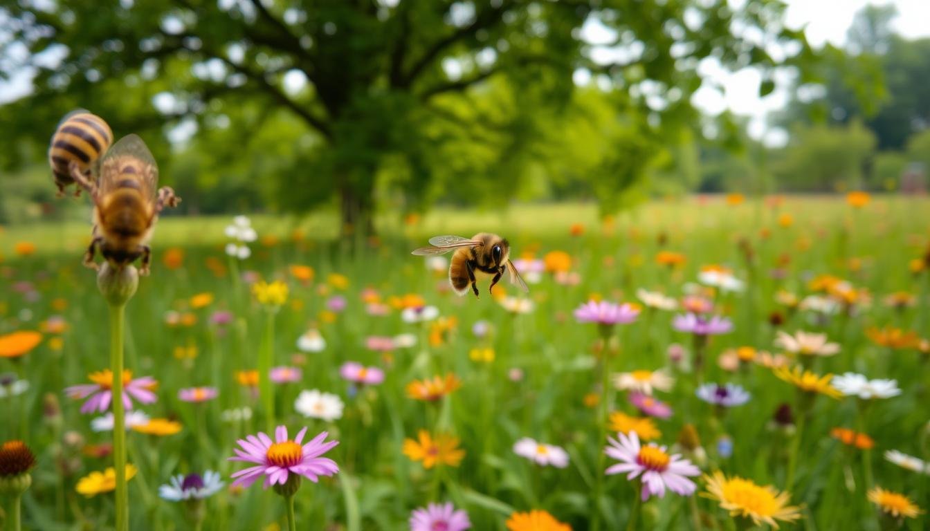Viral spillover between wild and managed bees