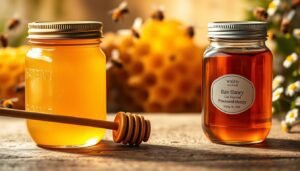 difference between raw vs processed honey