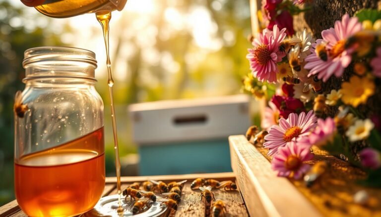 feeding bees: syrup vs natural feeding