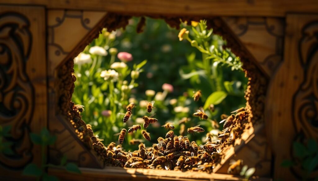 hive entrance hive entrance