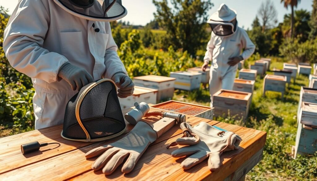 safety equipment for bees