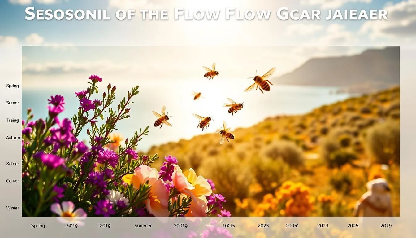 seasonal nectar flow calendar (Greece / Mediterranean)